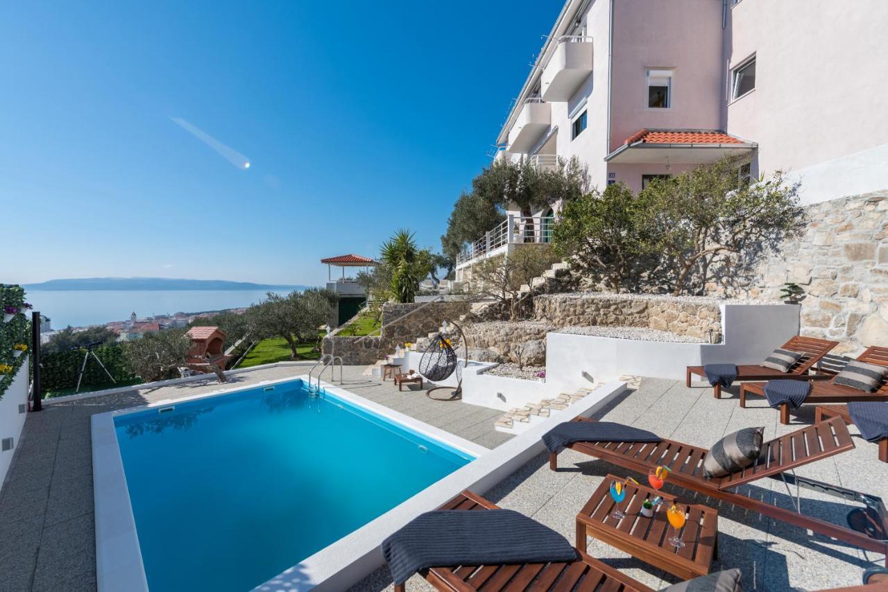 Villa Petra Apartment With Private Pool Makarska Zewnętrze zdjęcie
